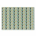 thumbnail image 1 of Retro Cutting Board, Different Colored Hand Drawn Spots Dots Circles Abstract Repeating Geometric Pattern, Decorative Tempered Glass Cutting and Serving Board, Small Size, Multicolor, by Ambesonne, 1 of 1