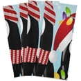 thumbnail image 2 of GZHJMY Merry Christmas Penguin Snowflake New Year Winter Kitchen Towels Dish Bar Tea Towel Dishcloths 1 Pack Super Absorbent Soft 18 x 28 inches, 2 of 7