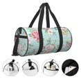 thumbnail image 5 of Gaeub Vintage Floral Lightweight Travel Cylinder Bag Gym Tote Bag Sports Training Duffle Bag with Pockets and Straps, 5 of 8