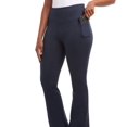thumbnail image 3 of Jockey Ladies' Yoga Pant Studio Flare, Navy, Large, 3 of 5