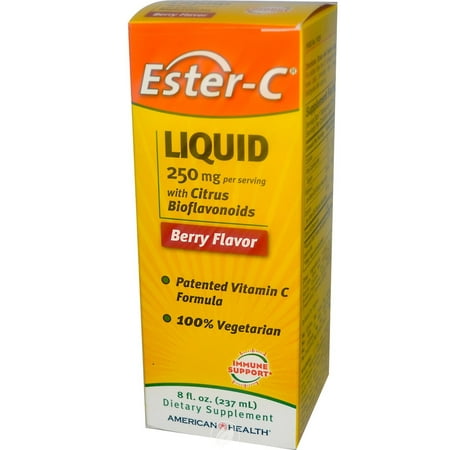 American Health Ester-C Liquid 8 Ounce, Pack of 2 (Best American E Liquid)