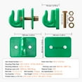 thumbnail image 5 of KFFKFF 3/8" Hooks for Tractor Bucket, 2 Pack, Constructed from Grade 70 Forged Steel, Bolt-On Grab Hooks with Heavy Duty Mount and Backer Plate, Can Withstand up to 15,000 Lbs, 5 of 9