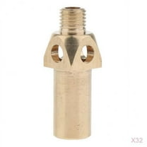 32 Pcs  Gas Jet Burner Flush Mount Brass Tip Nozzles for 12 & 20 & 32