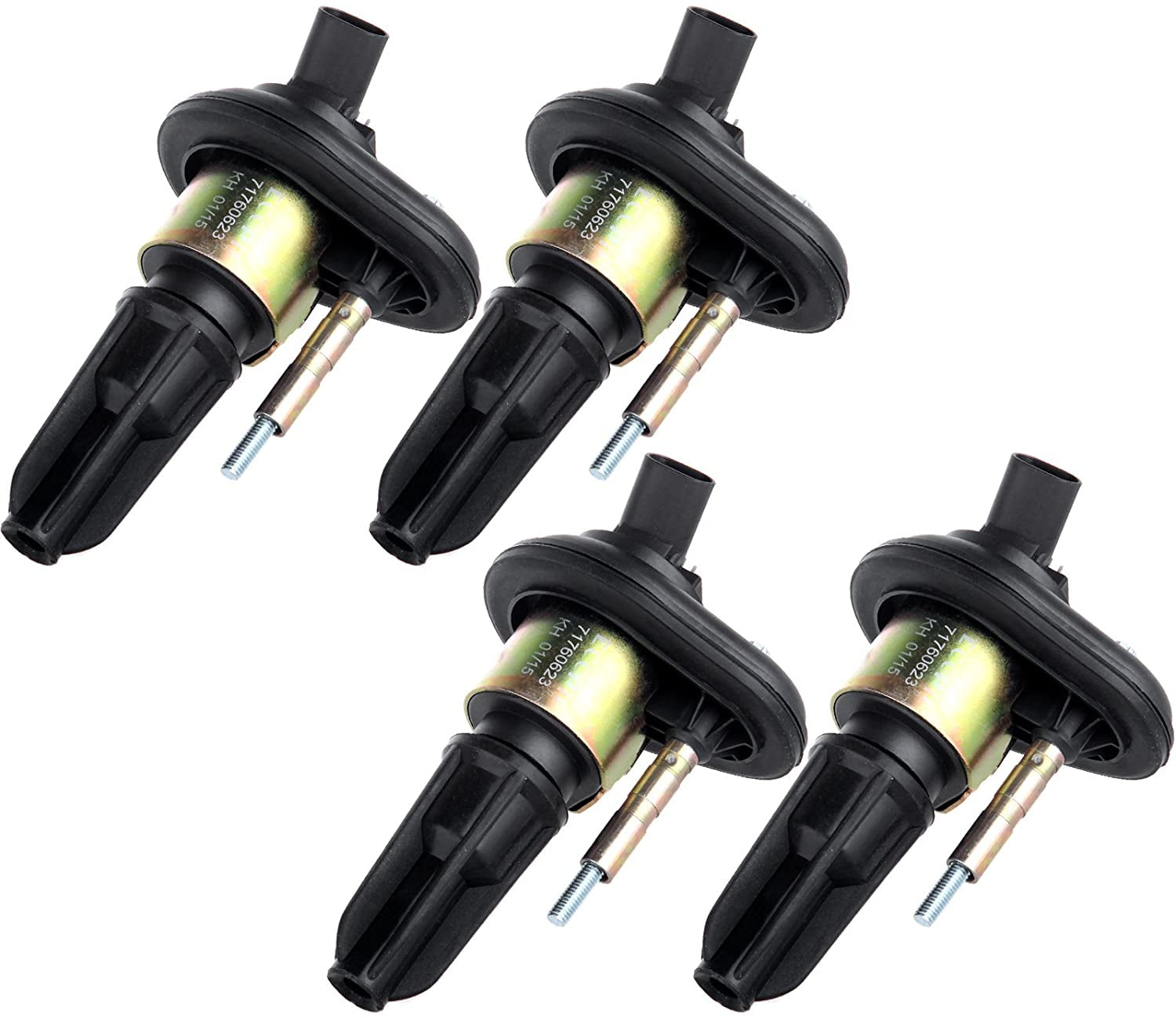 Set of 4 Ignition Coil on Plug Packs Fit Chevy/GMC/Isuzu/Buick/Saab/Hummer/Olds