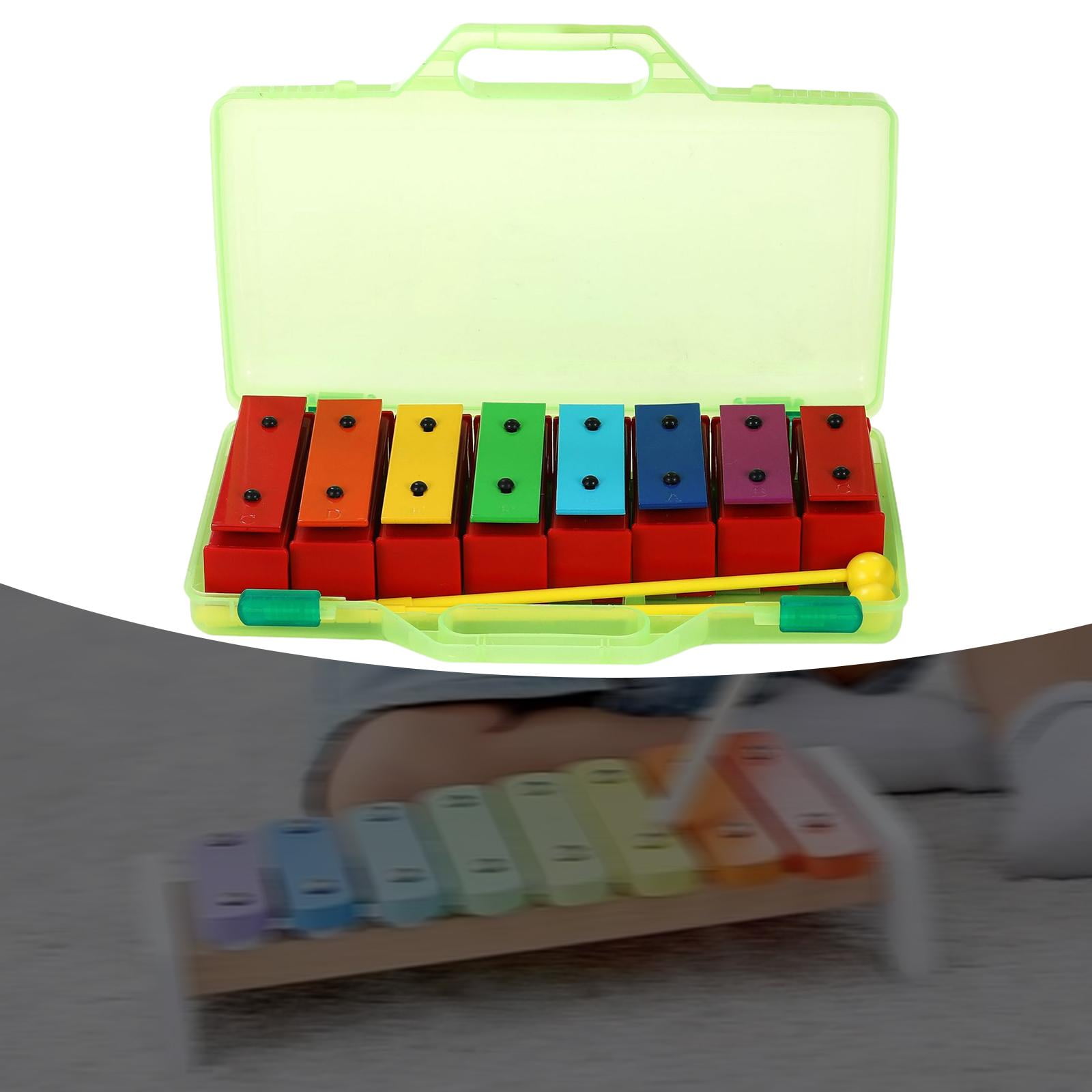 LeeQinersw Kids Xylophone Educational Music Toy Pounding Toy 8 Notes Glockenspiel Xylophone 15R