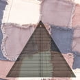 thumbnail image 2 of Zeiwohndc Multifunctional Acrylic Strip Tube Ruler Sewing Template Ruler Triangle-shaped, 2 of 9