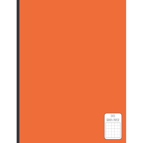 5x5 Graph Paper : 120 Page Medium Size Notebook: Perfect For Math, Science, And More (Paperback)