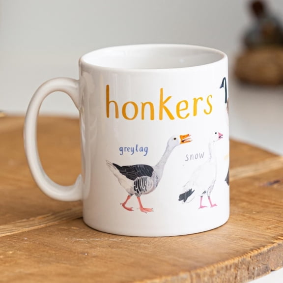 Honkers Ceramic Bird Mug.