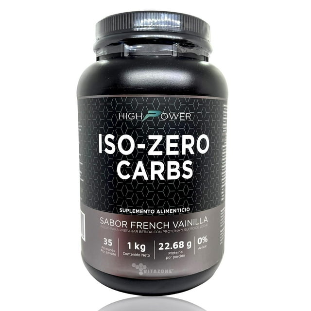 ISO ZERO Carb Vainilla 1 kg High Power Proteína Zero Carb High Power HPISOZEROCARBVAINILLA