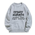 thumbnail image 4 of WILLBEST Sweat à Capuche pour Femmes, Chandails en Molleton Oversize à Manches Longues, Col Rond, Imprimé Lettre, Léger, Ample, Blouse, Haut Imprimé, 4 of 6