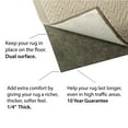 thumbnail image 7 of Duggins Custom Rug Worx - Rug Pad 2'10" x 4'10" -1/4 Inch Thick - Rubber + Felt = Non Slip - 10 Year, 7 of 7