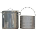 thumbnail image 3 of King Kooker KK82SR Stainless Steel Boiling Pot w/ Basket & Steam Ridge, 82-Quart, 3 of 5
