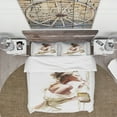 thumbnail image 3 of Designart 'Fashion Woman' Traditional Duvet Cover Set, 3 of 4