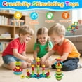 thumbnail image 3 of STEM Building Blocks for Toddlers, 48 PCS Educational Stacking Toys - Developmental Learning Toys, Construction Toys for Kids 3 4 5 6 Years Old, Gift for Boys Girls, 3 of 6