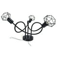 thumbnail image 3 of Lámpara colgante de 3 luces con base de hierro hueco para dormitorio, comedor y sala de estar, compatible con bombilla E14 de 85-265 V., 3 of 14