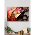thumbnail image 2 of Red Sunburst Guitar Wrapped Canvas  -Image by Shutterstock,, 2 of 2