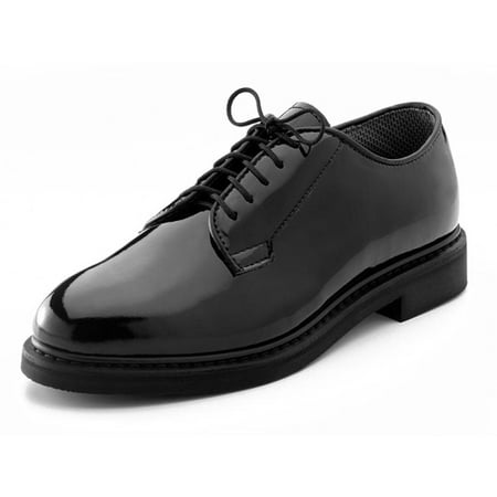 

Rothco 5055 Men s Black High-Gloss Uniform Oxford Shoe