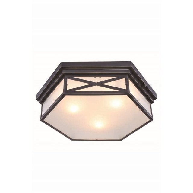 Elegant Lighting Penta 18" 3 Lumière Encastrée en Bronze