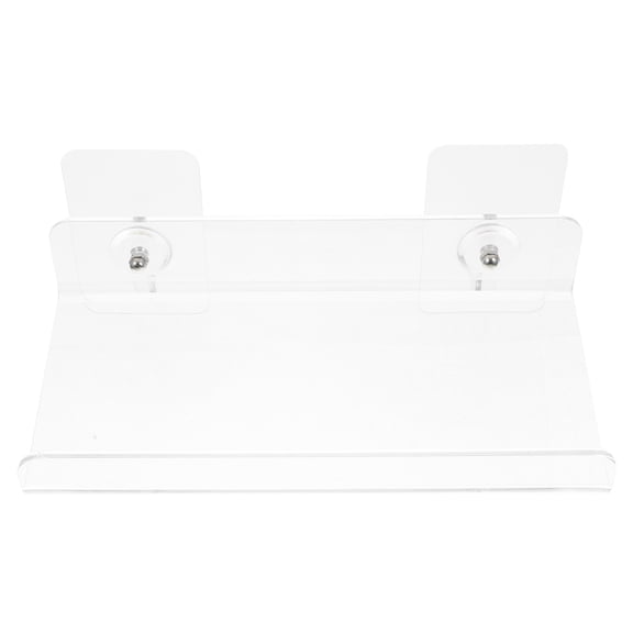 Acrylic Display Stand Shelf Clear Shelves Book Wall Holder Rack No Punching Wall-mounted