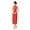 Red L, variant on Women Summer Cheongsam Stand Collar Printing Off Shoulder Backless Split Hem Hollow Out Sleeveless Qipao Slim Fit Retro Chinese Style Banquet Party Cocktail Dress