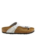 thumbnail image 2 of Sandalias Birkenstock Gizeh Birko-Flor Tanga plateadas 38EU, 2 of 7