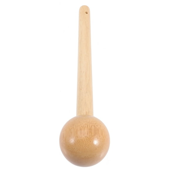 TEHAUX 1Pack Wooden Baseball Glove Mallet for Shaping and Softening in Beige 11.8x2.8x2.8in