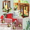 thumbnail image 3 of Farol de boda Hushee de madera con velas, 60 unidades, 3 of 6