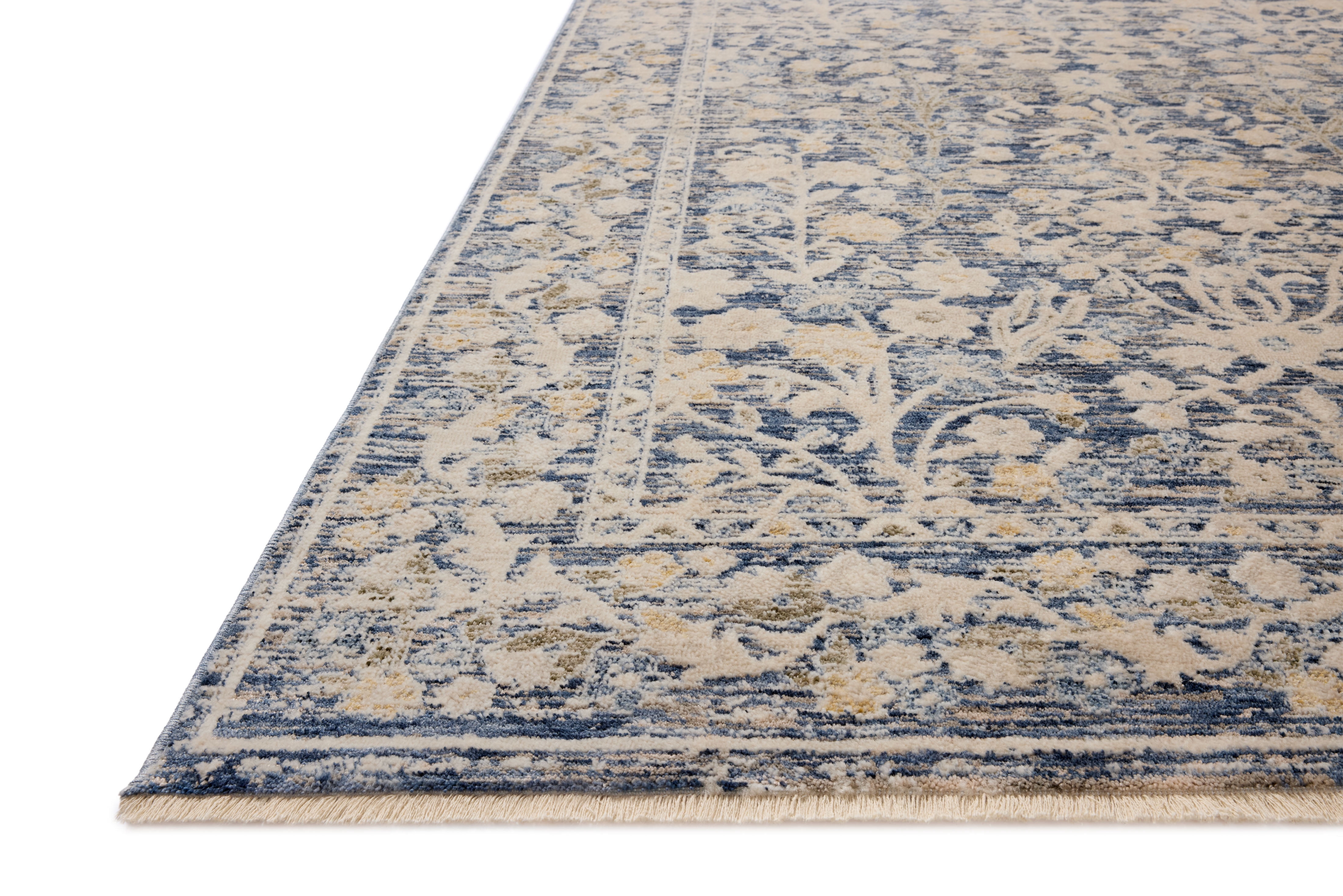 Loloi Clarisse Blue / Beige 5'-1" x 7'-6" Area Rug