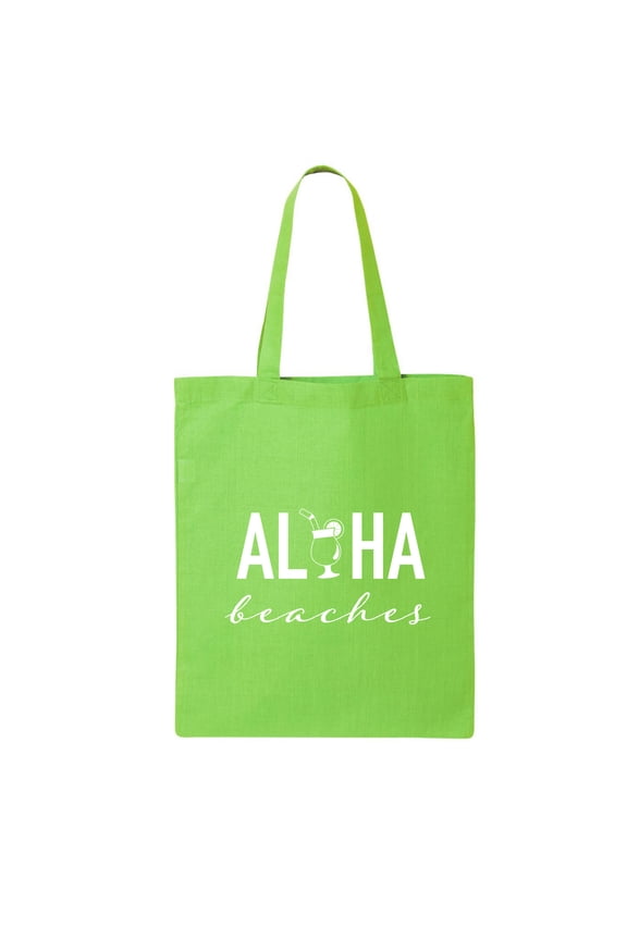 Aloha Beaches (cocktail) Cotton Canvas Tote Bag