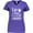 Purple, variant on Inktastic Life is Better with Chickens Women's V-Neck T-Shirt