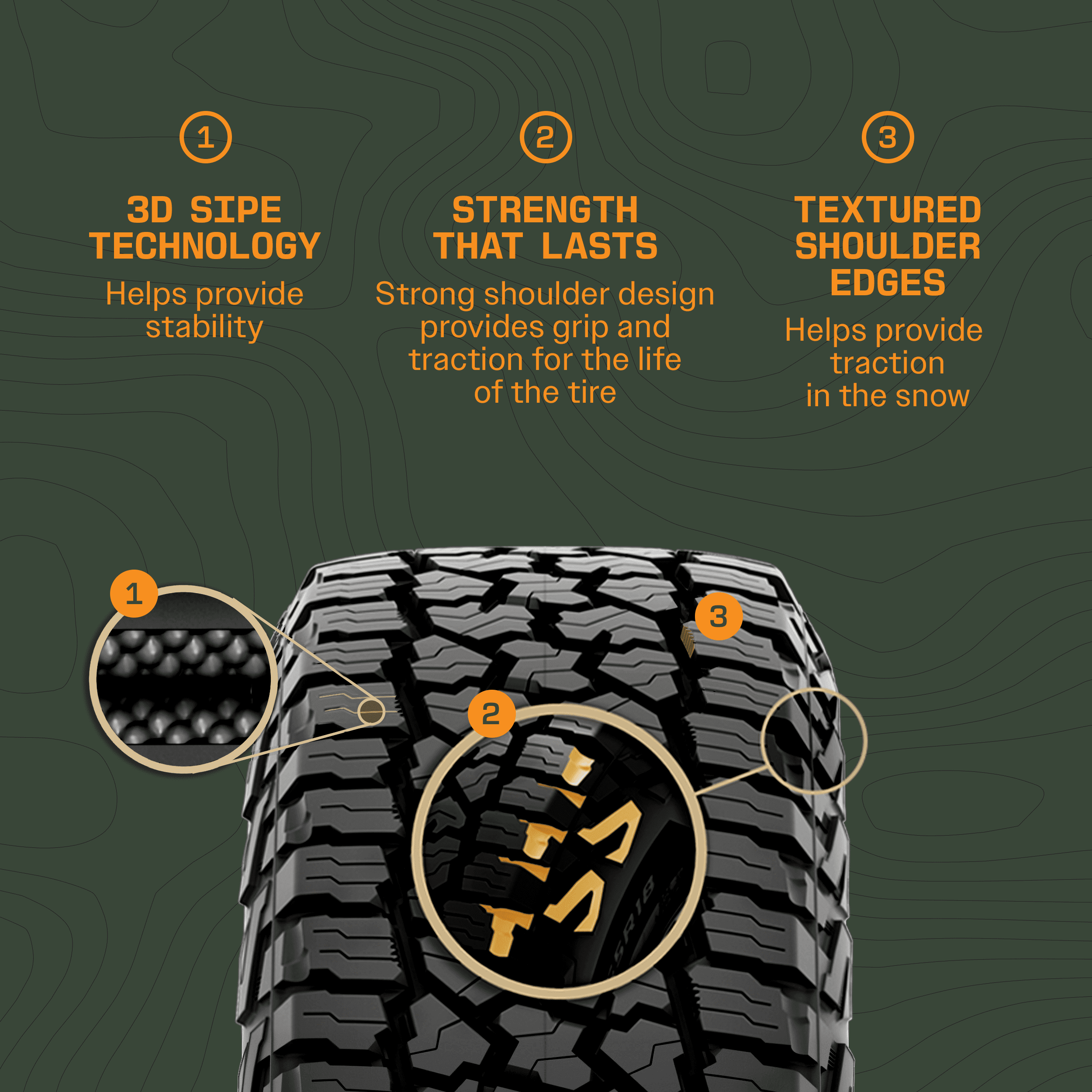 Cooper Discoverer Stronghold AT All Terrain LT235/80R17 120/117R E Light Truck Tire