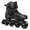 Black-Men5-6/Women6-7/24.6cm, variant on BlackBlue Men10-11/Women11-12/29.5cm Unisex Adult Inline Skates for Outdoor Street Fitness