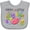 AC-Heather Grey, variant on Inktastic Yaya's Little Jellybean Cute Easter Candy Boys or Girls Baby Bib