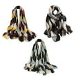 thumbnail image 4 of fastboy Warm Cozy New Plaid Pashmina Shawl Add Warmth And Style To Outfits Print Pattern Warm Winter Scarves Blue, 4 of 6