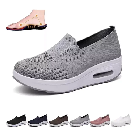 

Mesh Air Cushion Walking Shoes for Women Thick Sole Sports Casual Shoes for Women Women s orthopedic slippers shopping center sports sandals