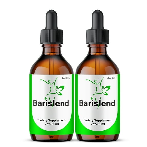 Barislend Drops Liquid Supplement, Barislend Supplement, All Natural Formula for Men and Women, Made in USA, Extra Strength (2 Pack)