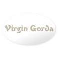 thumbnail image 1 of CafePress - Virgin Gorda Oval Sticker - Sticker (Oval), 1 of 1