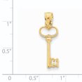 thumbnail image 2 of Pendentif Clé 3D en Or Jaune 14K, 2 of 2
