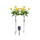 thumbnail image 2 of mfyjkho Luces solares de flor de loto para exteriores de 7 cabezas|luces LED decorativas para jardín con encendido y apagado automático|IP65 a prueba de agua|tallos flexibles|hasta 8 horas de brillo, 2 of 6