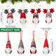 thumbnail image 2 of Adornos navideños de peluche Skylety Gnomes Elf, 8 piezas, 2 of 6
