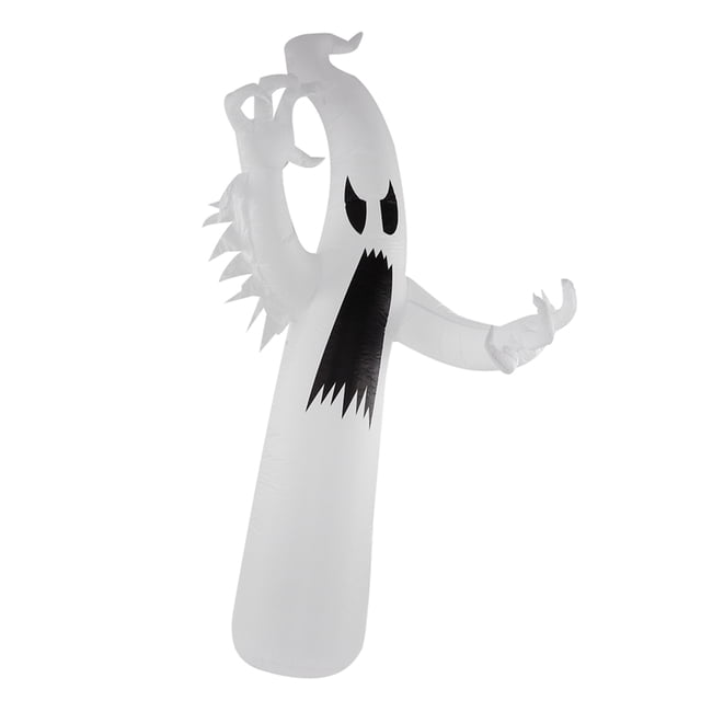 6 Pies Inflable White Ghost Inflable Inflable Ghost Halloween Sopla Para Patio Con LED Para Decoración De Halloween Decoraciones De Patio De Halloween