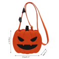thumbnail image 2 of MUSOIE Women Pumpkin Shaped Crossbody Shoulder Bag PU Leather Purses Novelty Cross Body Purse, 2 of 4