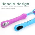 thumbnail image 2 of Three Sided Pet Toothbrush Dog Brush Addition Bad Breath Tartar Teeth Care Dog Cat Cleaning Mouth, Dog Toothbrushs, Dog Tooth Brush Dog Tooth Brushing Kit for Puppy Cat Cleaning Mouth Teeth, 2 of 9