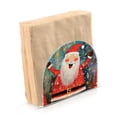 thumbnail image 2 of Cute Christmas Santa Claus Napkin Holder for Table Clear Napkin Stand Paper Holder Acrylic Organizer Dispenser Napkins for Dinner Kitchen Restaurant Room, 2 of 8