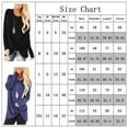 thumbnail image 3 of Powerdelux Long Sleeve Shirts For Women Casual Solid Twist Front Tunic Tops To Wear With Leggings, 3 of 7