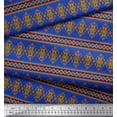 thumbnail image 3 of Soimoi Blue Rayon Fabric Aztec Geometric Print Fabric by the Yard 56 Inch Wide, 3 of 3