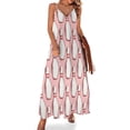 thumbnail image 1 of Nuevo vestido retro sin mangas con diseño de bolos en color rosa, traje de verano para mujer, conjuntos elegantes para mujer, vestidos para mujer, 1 of 7