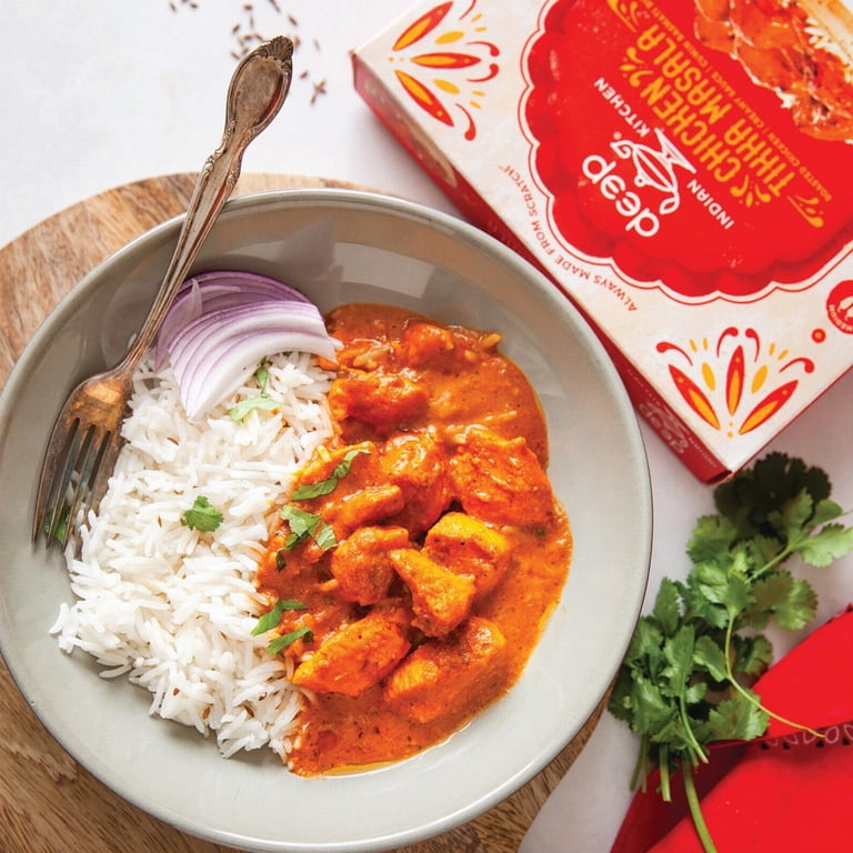 Deep Indian Kitchen Chicken Tikka Masala with Cumin Infused