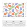 thumbnail image 7 of YFYANG 72"x48" Non-Slip Flannel Carpet Doormat, Living Room Bedroom Office Decorative Area Rugs, Indoor Abstract Watercolor Pears Graffiti Pattern Floor Mats, 7 of 7