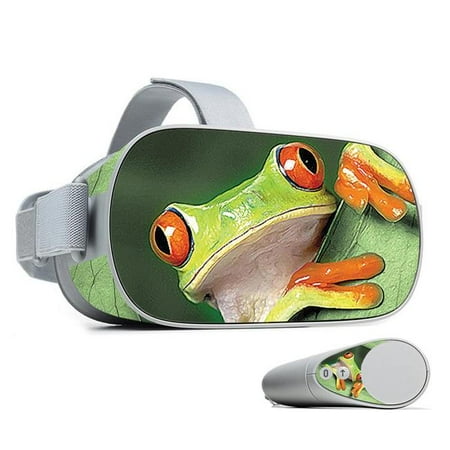 MightySkins OCGO-Froggy Skin Decal Wrap for Oculus Go Mobile VR Sticker - Froggy